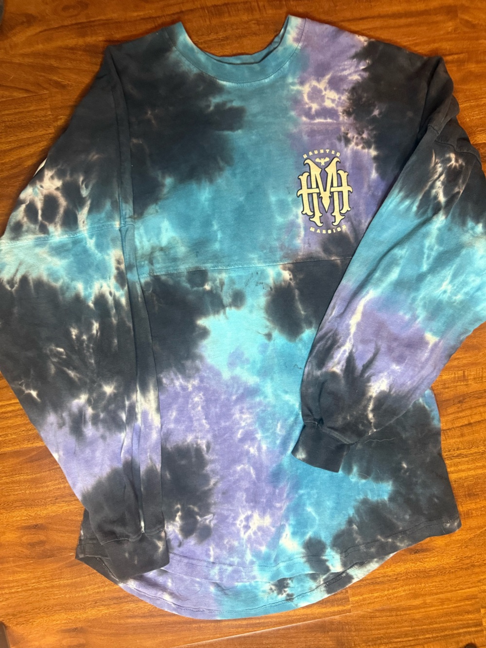 Disney Haunted Mansion | Tie-Dye Jersey in Blue, Purple & Black
